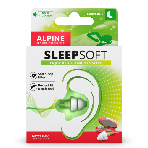 Ausų kimštukai miegui ALPINE Sleep Soft